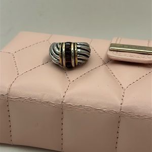 Vintage David Yurman Amethyst Ring Size 6 Sterling Silver